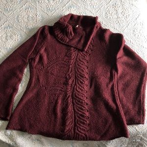 MOTH XL burgundy sweater